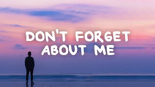 Chris James  Dont Forget About Me Lyrics [upl. by Salas998]