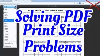 Trouble Printing PDF Freebie at full size [upl. by Doug]