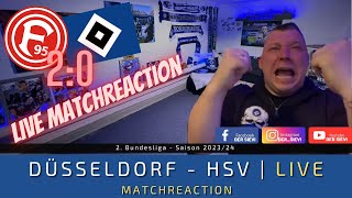 🔴 LIVE Fortuna Düsseldorf  HSV 20  Der HSV versagt gegen die Fortuna  MatchReaction [upl. by Berl]