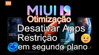 MIUI 12 Desativar Apps Restrição em segundo plano 😉 [upl. by Tifanie]