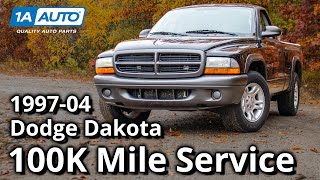 100k Mile Service Dodge Dakota Truck 2nd Generation 199704 [upl. by Hintze]