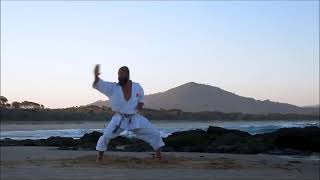 karate training  kata Junro Yondan  Nambucca Heads [upl. by Sucram726]