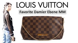 รีวิวกระเป๋าหลุยส์วิตตอง Louis Vuitton LV favorite Damier MM Unbox [upl. by Allicserp]