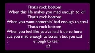 Eminem Rock Bottom Lyrics on Screen [upl. by Stormi]