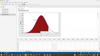 How to Find ZScore and Probability Distribution by using Mini Tab [upl. by Eudoca]