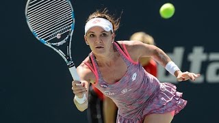 2016 Coupe Rogers Second Round  Agnieszka Radwanska vs Monica Niculescu  WTA Highlights [upl. by Eustazio]