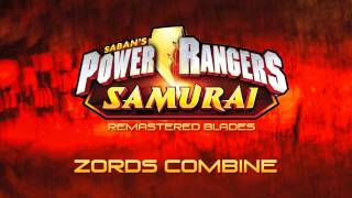 Power Rangers Samurai Remastered Music  07 Zords Combine [upl. by Adnarram]