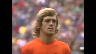 Anthems of the Netherlands and Germany  1974 WC Final [upl. by Demeter]