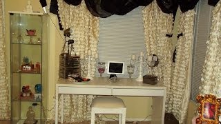 DIY No Sew Curtains amp CHEAP Hanging Hardware Options Muffinismylovers2012 [upl. by Warram635]