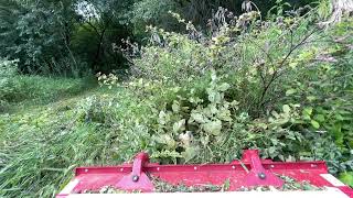 Hard to believe Ventrac 4500Y diesel with tough cut mowing a trail and small field with ease￼ [upl. by Sioled]