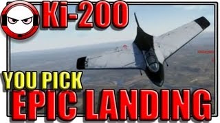 War Thunder  Ki200 VS 2x YAK15  YAK9 with most epic landing ever [upl. by Ettenwad]