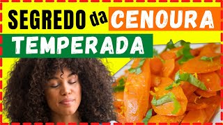 🥕 Cenoura Cozida Temperada A Mais Gostosa Que Já Comi Até Quem não Gosta Vai ❤️ [upl. by Ahnavas491]