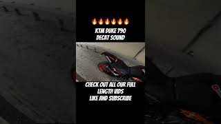 Ktm Duke 790 Decat Sound ktm exhaust sound decat [upl. by Attennaej]