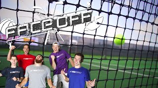 Dude Perfect Roller Skating Tennis  FACEOFF [upl. by Silevi319]