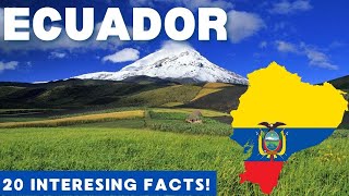 ECUADOR 20 Facts in 3 MINUTES [upl. by Kurtis642]