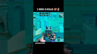 1 MEG 5 KILLS 🥵🗿 bgmi battleroyalegame 1nonlyzeltrax pubgmobile gaming viralshort [upl. by Ellimahs561]