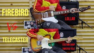 Firebird V  Lollar pickups VS MJT Telecaster сравнение [upl. by Goulder396]