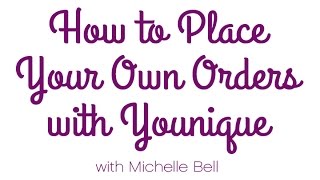 How To Place an Order on Your Younique Site [upl. by Ivar]