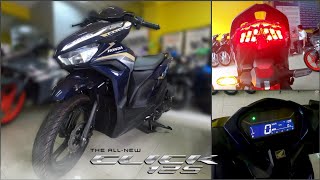 The All New Honda Click 125 V3 Color Blue Walkthrough Review Price Specs Features [upl. by Oiramd815]