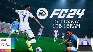 2024 NoteBook Ultra I5 1135G7 EA SPORTS FC 24 16GB 1TB intel xe iris 80ue [upl. by Ellened]