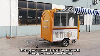 food trailer YF1 23 WITH AWNING [upl. by Clemmie]