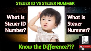 What is Difference between Steuer ID vs Steuer Nummer  ParaiAdi Steuertips werbungskosten [upl. by Liesa]