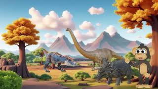 Dinos leren  TRex Triceratops Brachiosaurus en Pterodactylus  Educatief voor kids Nederlands [upl. by Barren747]