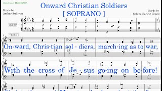 Onward Christian Soldiers Sullivan  BaringGould v2 Soprano [upl. by Greg]