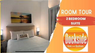 Universal Orlando resort Dockside Inn and Suites 2 bedroom tour [upl. by Loseff166]