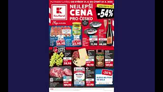 Kaufland leták 21 8 2024  akční leták pro TV [upl. by Terrilyn]