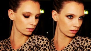 Makeup and Fashion Tutorial Animal Print Top to Toe  A Model Recommends [upl. by Evvie]