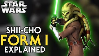 Lightsaber Forms Explained  ShiiCho Form 1 [upl. by Stav]