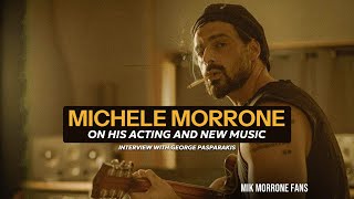 Michele Morrone on his acting and new music  Interview by George Pasparakis [upl. by Ide]