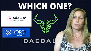 Comparing Daedalus Yoroi amp Adalite Wallets  Which One Should You Choose [upl. by Beryle]