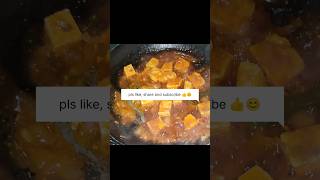 Paneer chili Without soya sauce and chilli sauce 🤤paneer chili virslshort foodtrendingshorts [upl. by Gerrilee606]