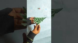 🎄❄Christamas tree with paperchristamas ideachristamas decorationpapercraftsviralvideotrending [upl. by Sanborne]