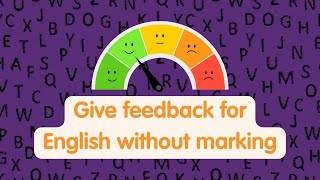 Give feedback for English without marking [upl. by Yroger]