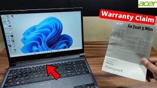 Acer Aspire 7 Warranty registration 2021 in 5 Minutes  Acer Warranty Claim 2021 [upl. by Daisey]