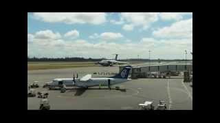 c5 galaxy depart christchurch airport new zealand 2010 [upl. by Iek131]