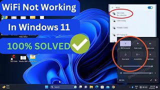 ✅How To Fix Wifi Not Working On Windows 11  2023  Fix WiFi Not Showing in Settings On Windows 11 [upl. by Alo]