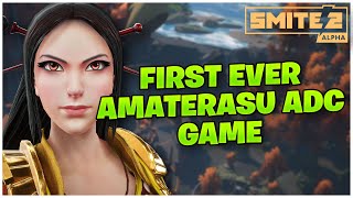 FIRST EVER AMATERASU ADC GAME SMITE 2 [upl. by Yettie]