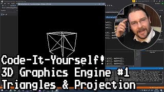 CodeItYourself 3D Graphics Engine Part 1  Triangles amp Projection [upl. by Dnomhcir629]