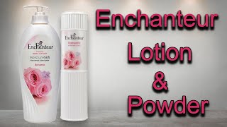 Enchanteur LotionPowder Review  لوشن وباودر انشانتر [upl. by Haelem]