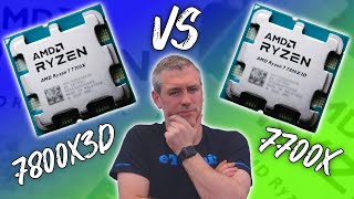 Ryzen 7 7700X Vs Ryzen 7 7800X3D 42 Game Benchmark  1080p 1440p amp 4K [upl. by Ahcas]