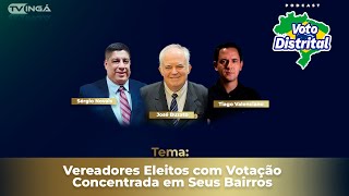 Vereadores Eleitos com Votação Concentrada em seus Bairros  Voto Distrital Maringá [upl. by Nesral]