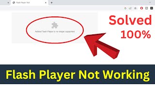 How To Fix Flash Player Not Working In Windows 10  Install Flash Player On Windows 10  Easiest Way [upl. by Tracay444]