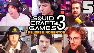 MEJORES MOMENTOS EN SQUID CRAFT GAMES 3 DIA 5 [upl. by Gallager961]