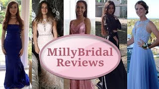 Top 10 Stunning Prom Dresses from MillyBridal  Customer Reviews [upl. by Shanleigh578]