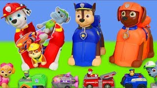 Psi Patrol zabawki  Chase cięzarówka strażak Marshall  Paw Patrol Toys [upl. by Cardew356]