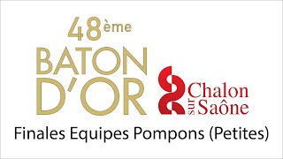 48eme BATON DOR Dimanche aprèsmidi Finales Equipes Pompons Petites [upl. by Kegan402]